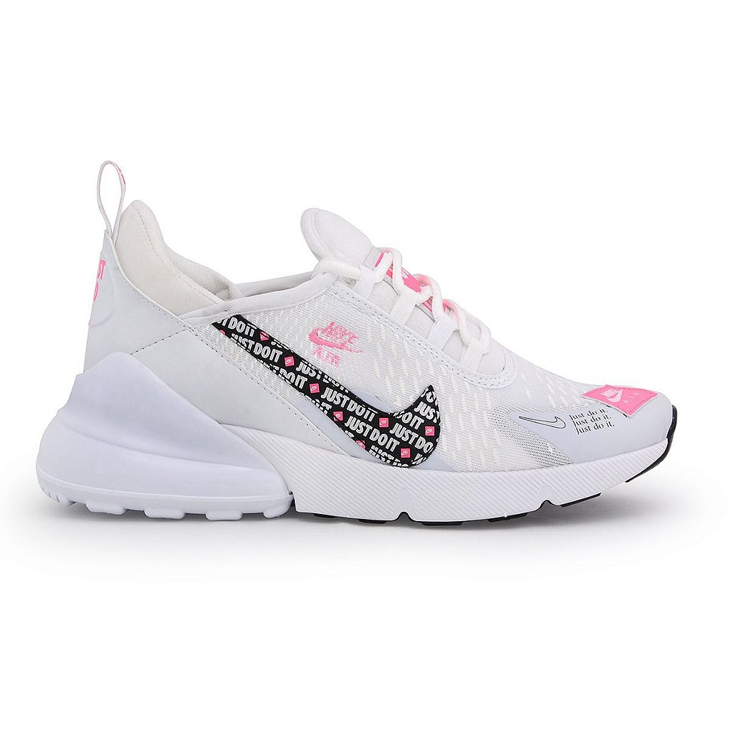 air max branco com rosa