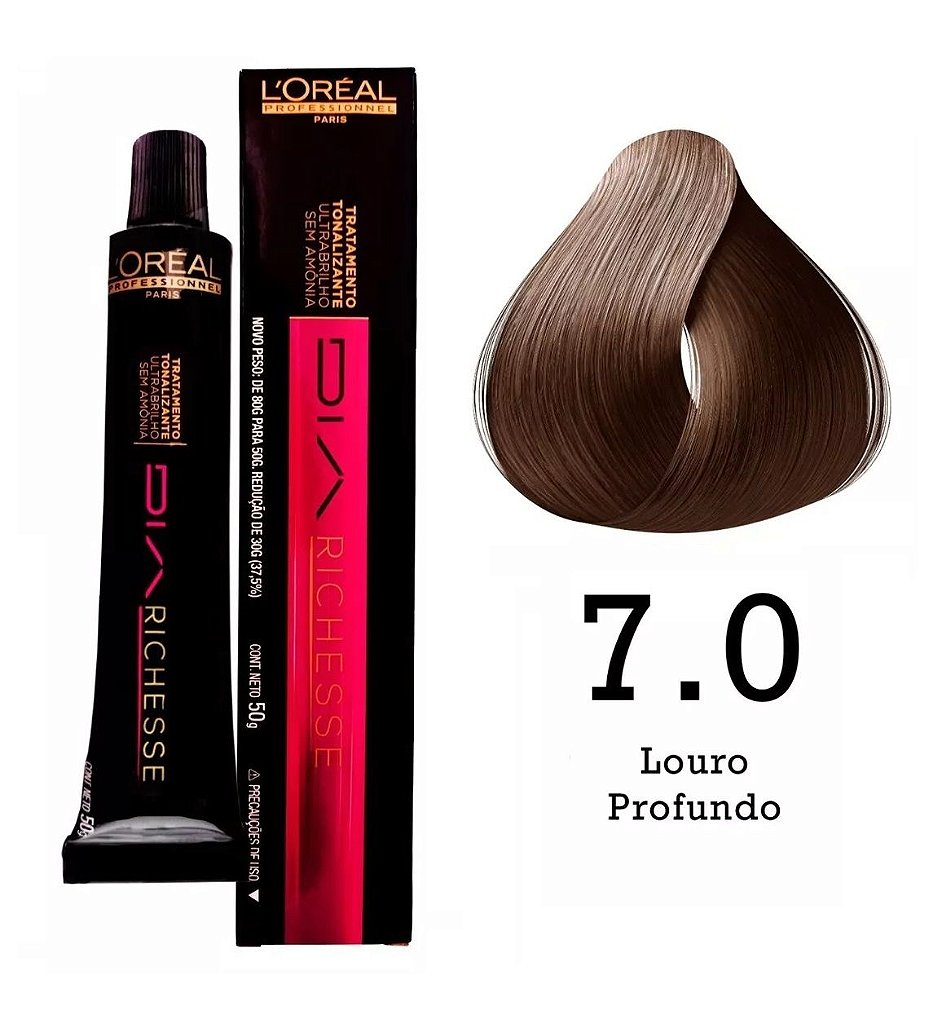 Tonalizante Diarichesse 7 Louro  L'Oréal Professionnel - Flor de Sol