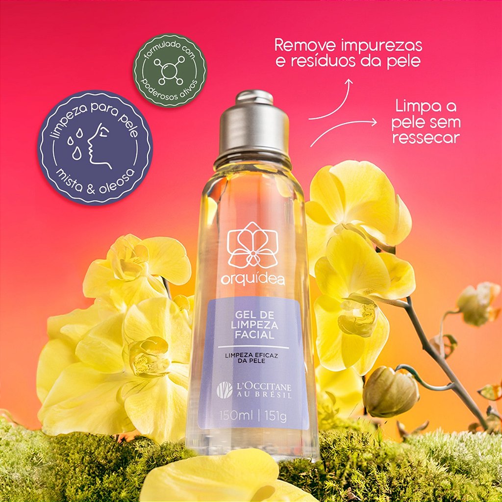 Loccitane au Bresil Orquídea - Gel de Limpeza Facial 150ml - Body