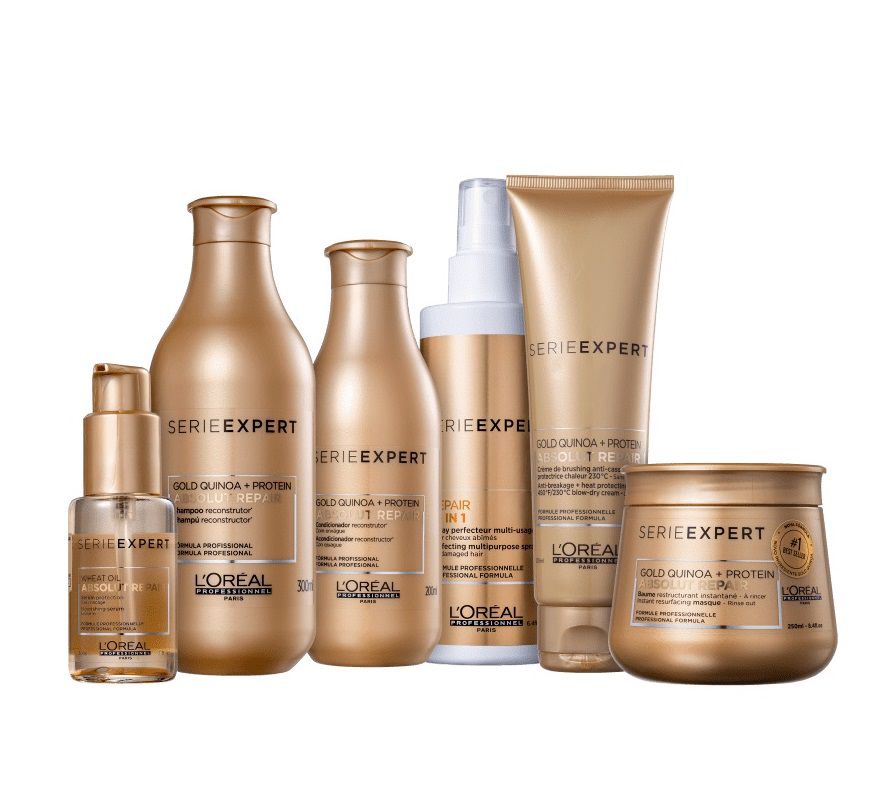 Loreal Serie Expert Absolut Repair Gold Quinoa - Kit Completo - Body e  Beauty