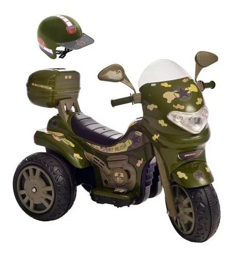 Triciclo Motoca Infantil Masculino Ultra Bikes Verde Militar