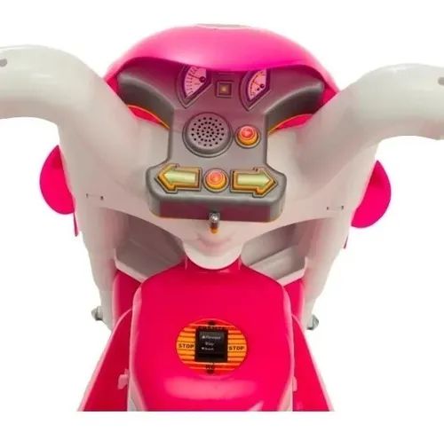 Moto Elétrica Infantil Feminina Super Girls 6 V- Biemme - Isas Brinquedos e  Bikes