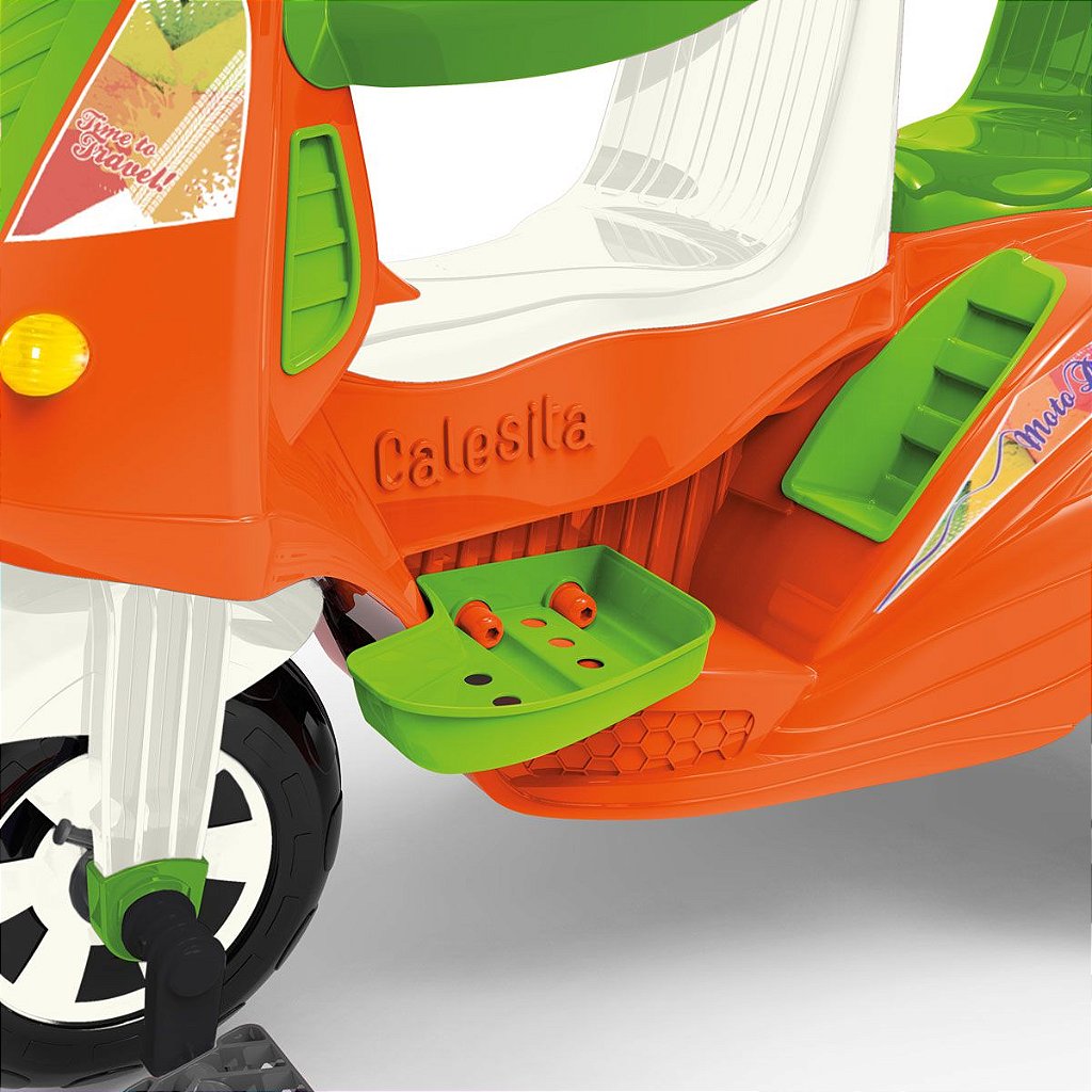 Triciclo Infantil Para 2 Crianças Gêmeos 2em1 Até 50 Kg Moto Duo - Calesita  - Isas Brinquedos e Bikes