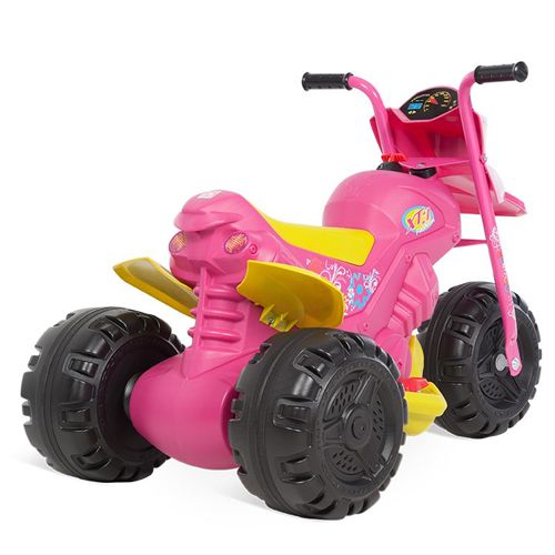 Moto Elétrica Infantil Feminina Super Girls 6 V- Biemme - Isas Brinquedos e  Bikes