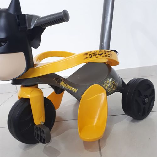 Triciclo Motoca Infantil Heróis Morceguinho Batman Com Haste