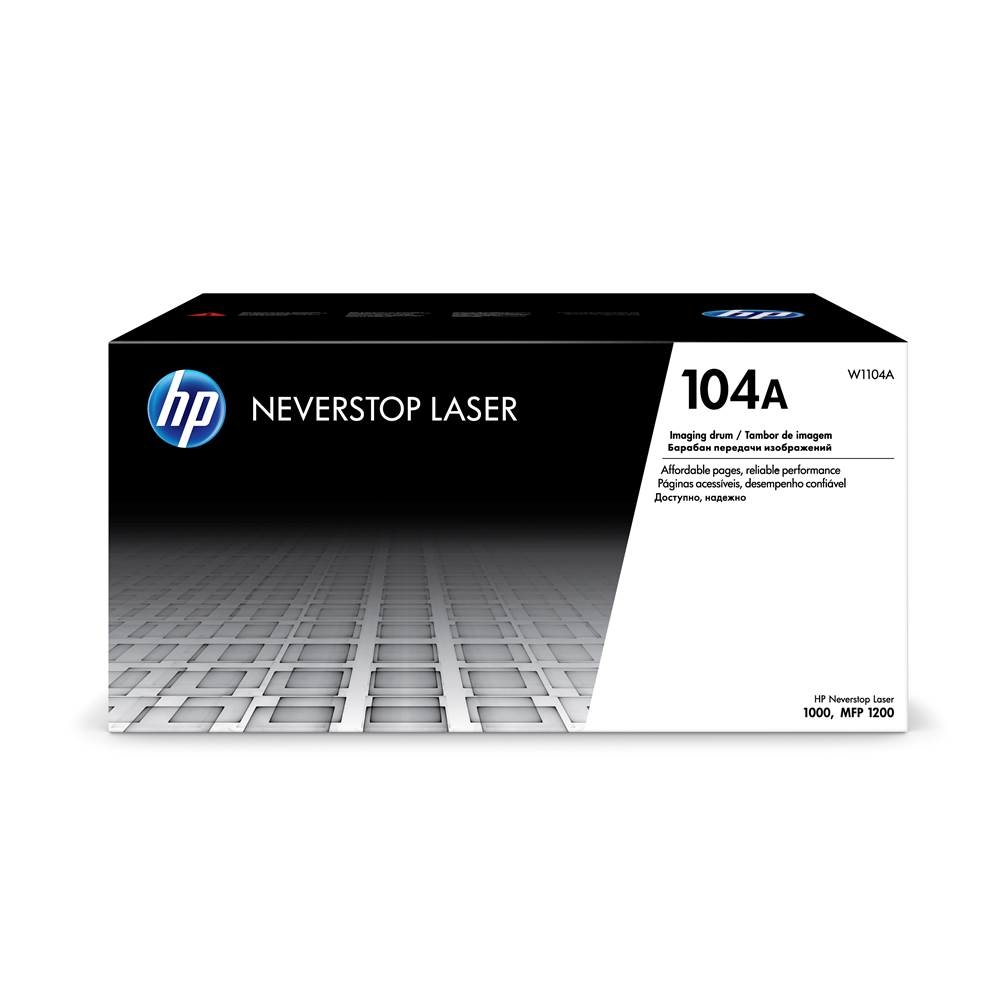 Tambor de Imagem HP Neverstop Preto 104A W1104A HP CX 1 UN - Color
