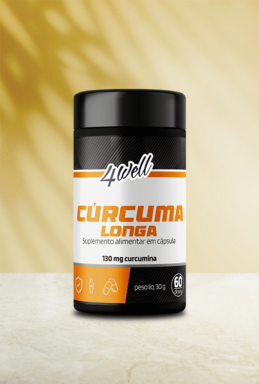Cúrcuma (curcumina) 4well 130mg - 60 cápsulas
