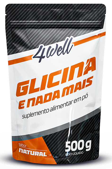 Glicina em Pó 4Well 500g - Sem Sabor