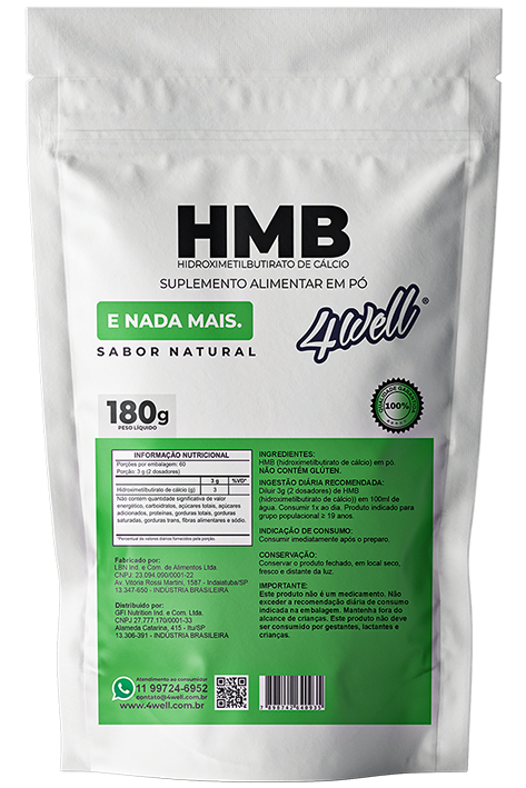 HMB (Hidroximetilbutirato) EM PÓ