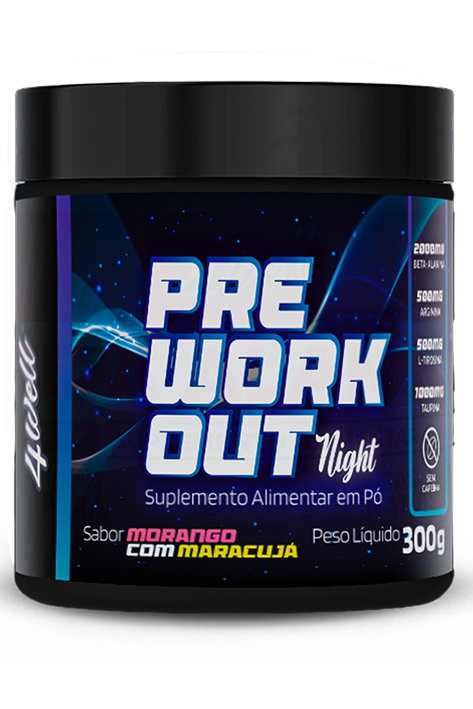 Pre Treino 4well - Sem Cafeína