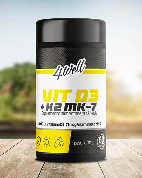 VITAMINA D3 K2 MK-7 4WELL