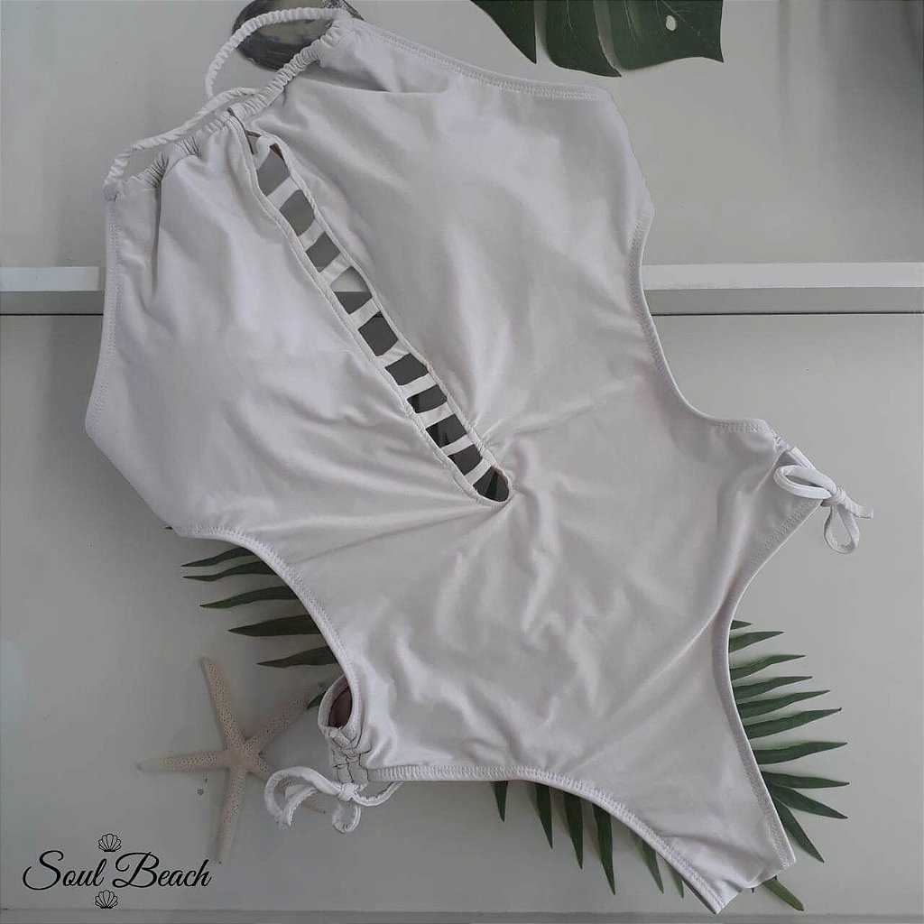 Soul Beach Moda Praia Maiô de Tiras Off