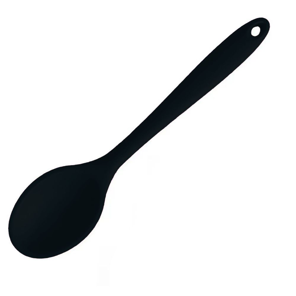 Colher de Silicone Flexvel 28cm - Cores Preto, Azul e Vermelho - Loja Doca  - Utilidades, Peas de Reposio, Foges Industriais e muito mais