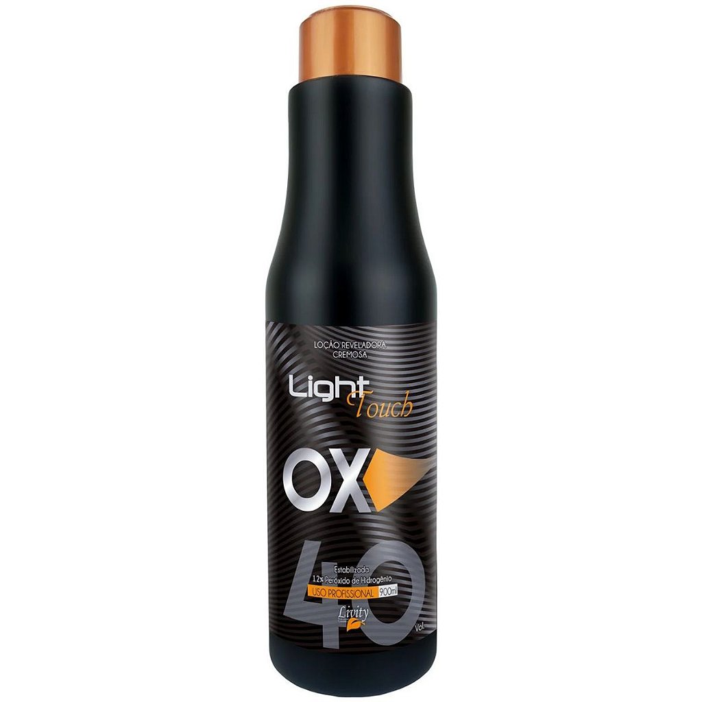 Água Oxigenada OX 40 Volumes Light Touch Livity 900ml - Os