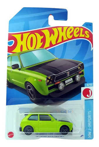 Hot Wheels '73 Honda Civic Custom HKG40 2023 | 1:64 - Colibri Toys