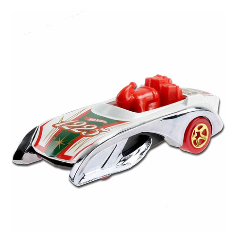 クリスティン・ハワース　レオナルド　TEDDIE'S SLEIGHRIDE Hot Wheels Rockin'Santa Sled GRY77 2021 | 1:64 - Colibri Toys