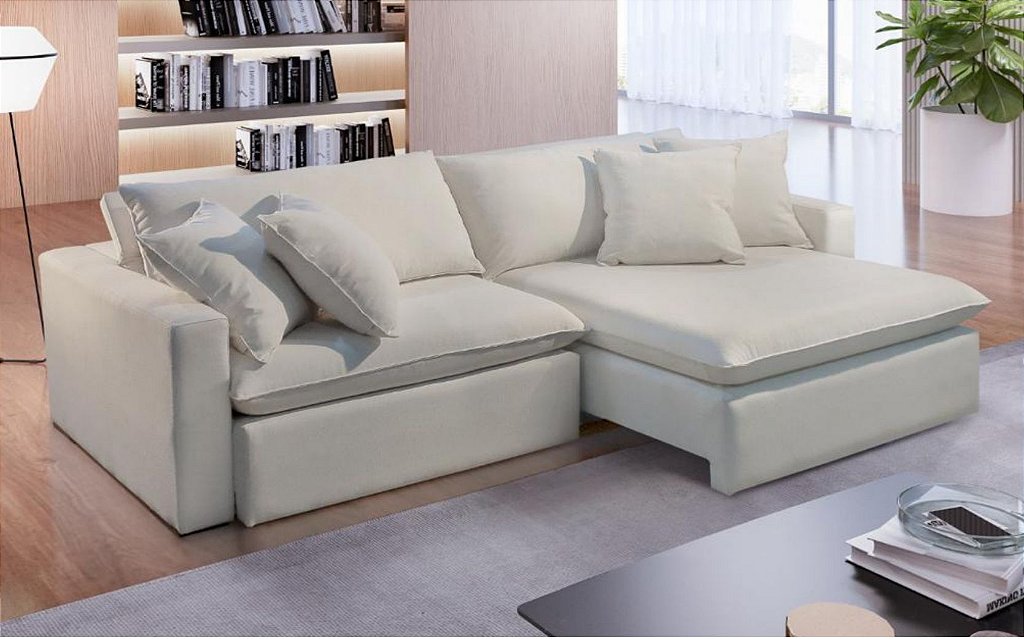 Sofá retrátil e reclinável Donan com molas Pocket, catracas especiais -  Método Interiores