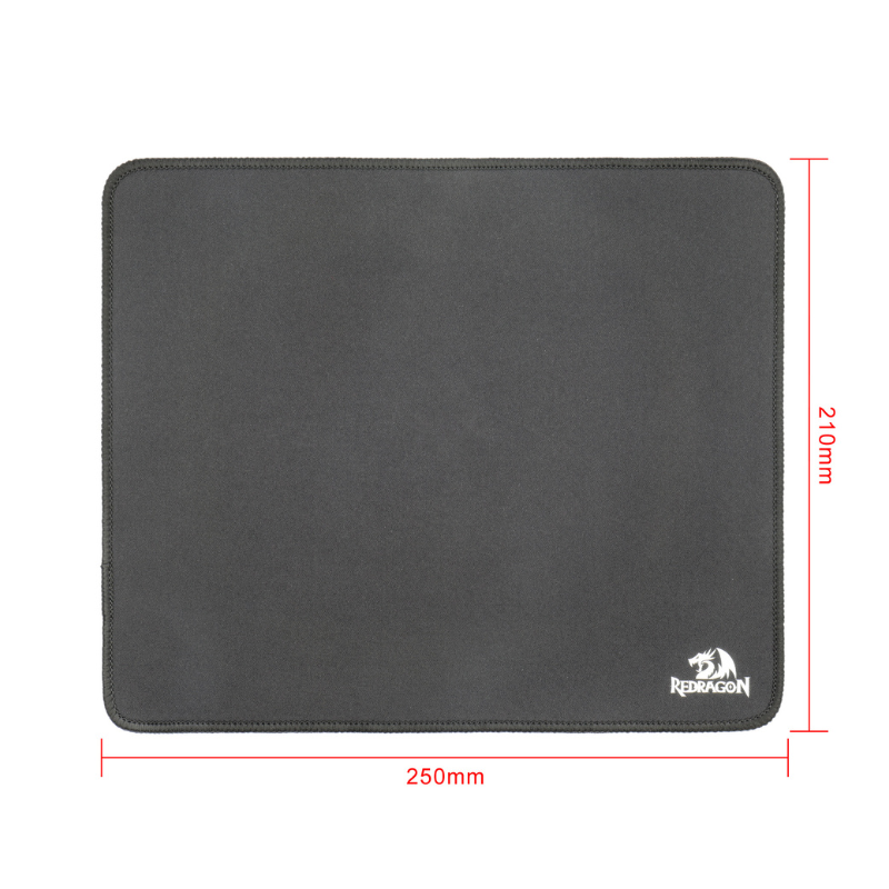 Mousepad Gamer Redragon Flick S Speed 210x250mm Borda Costurada