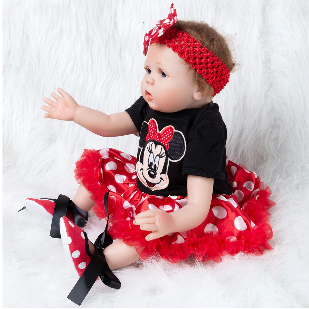 roupa de bebê da minnie