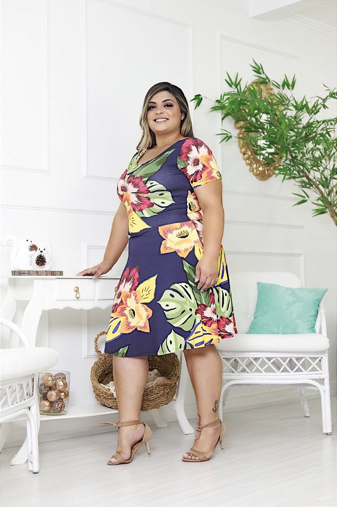 Vestido adulto estilo boneca Moana com manga - Roupas - Vila