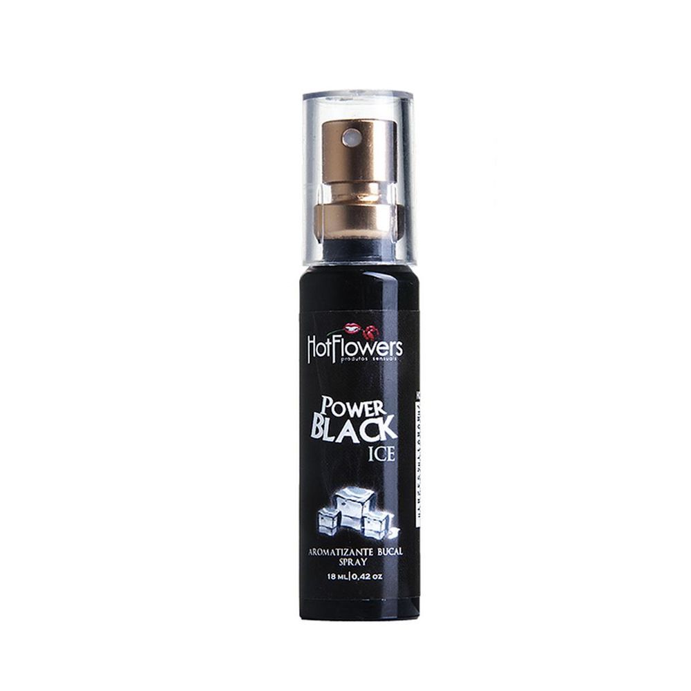 Aromatizante Bucal Power Black Ice Spray 18ml Hot Flowers - Lingerie e  Companhia