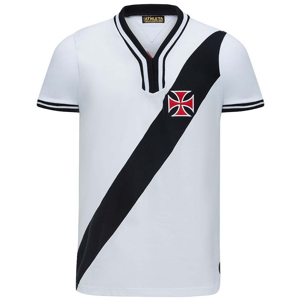 Camisa Vasco anos 1970 Branca - Retro Original Athleta - Athleta Store