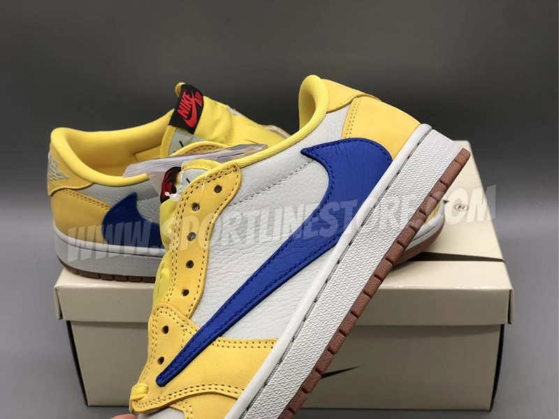 Tênis Air Jordan 1 Retrô Low OG SP x Travis Scott Canary Tênis Air Jordan 1 Retrô Low OG SP x Travis Scott Canary