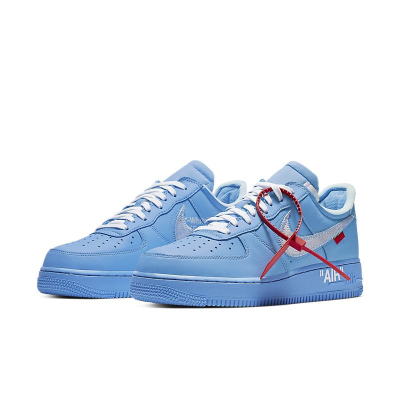 off white air force 1 blue mca