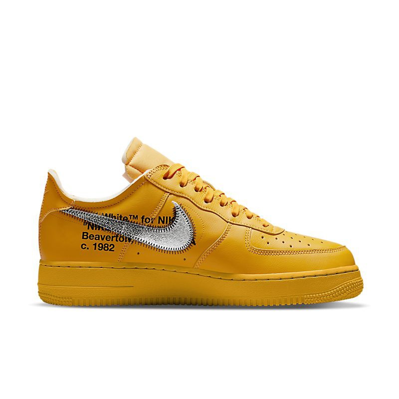 Tênis Nike Air Force 1 Low Off-White ICA University Gold - DD1876