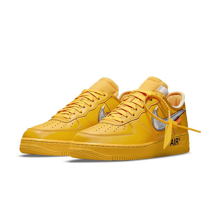 Tênis Nike Air Force 1 Low Off-White ICA University Gold - DD1876