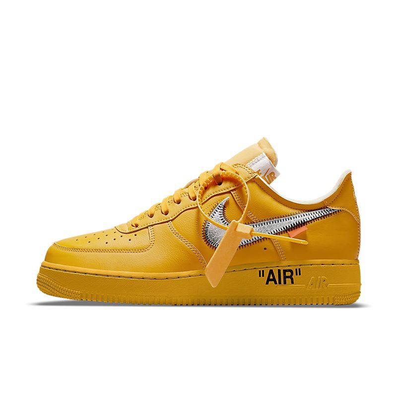 Tênis Nike Air Force 1 Low Off-White ICA University Gold - DD1876
