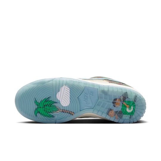 Crenshaw Skate Club × Nike SB Dunk Low Tênis Nike Dunk Low SB x Crenshaw Skate Club Colorido – Sneaker Sul