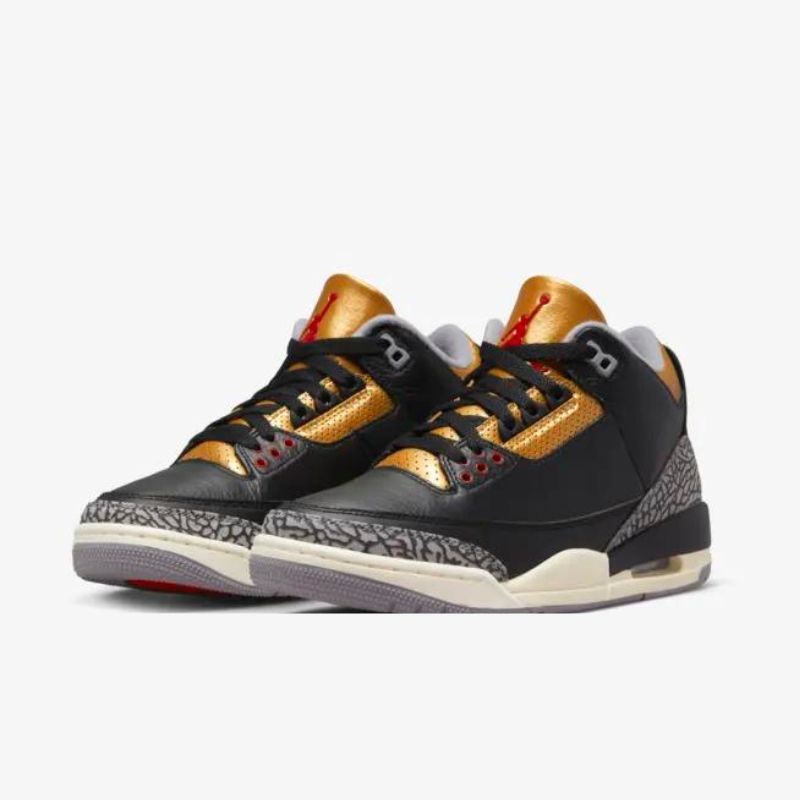 Tênis Nike Air Jordan 3 Retrô Black Gold - CK9246-067 - Sportline