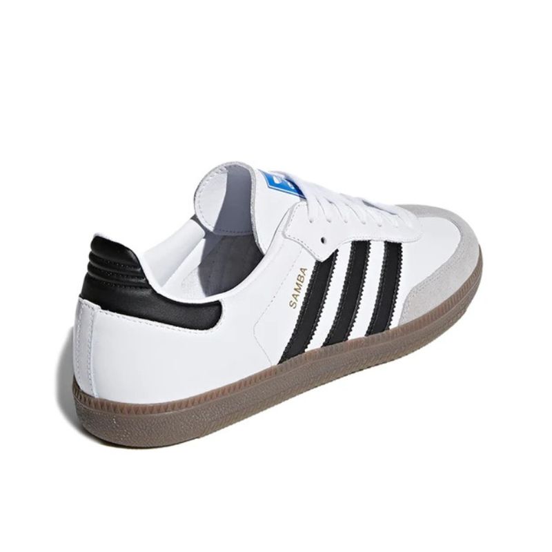  SAMBAS ホワイト/ブラック Tênis adidas Samba OG White Black Gum - B75806 - Sportline Store
