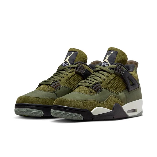 あ*そ様 Air Jordan 4 オリーブ Tênis Nike Air Jordan 4 Retrô SE Craft Olive - FB9927-200