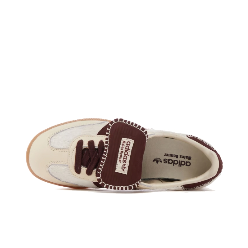 Tênis Adidas originals x Wales Bonner Samba Pony Cream White