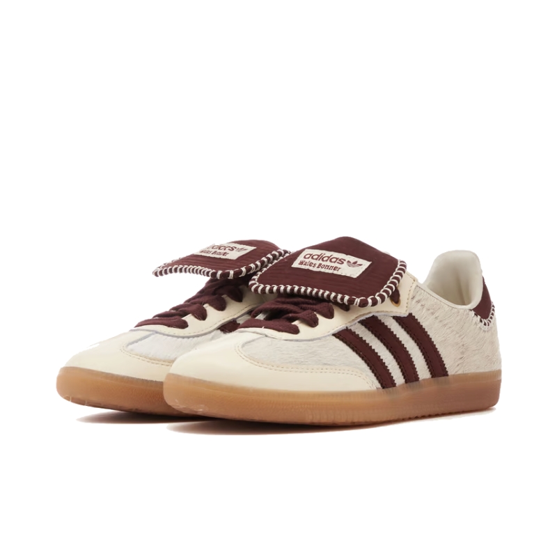 Tênis Adidas originals x Wales Bonner Samba Pony Cream White