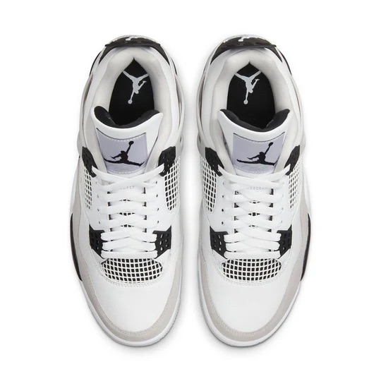 シューズ(男性用) AIR JORDAN 4 RETRO DH6927-111 Tênis Air Jordan 4 Retrô Military Black - DH6927-111 - Sportline Store
