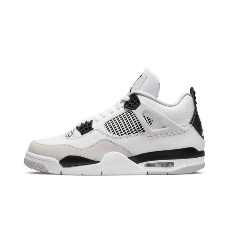 シューズ(男性用) AIR JORDAN 4 RETRO DH6927-111 Tênis Air Jordan 4 Retrô Military Black - DH6927-111 - Sportline Store