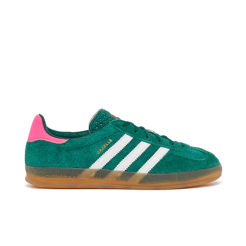シューズ adidas GAZELLE INDOOR Tênis Adidas Gazelle Indoor Collegiate Green Pink - IG5929