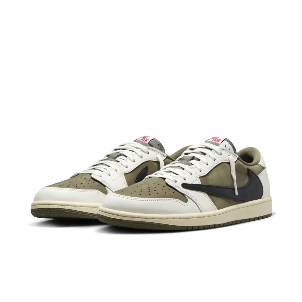 Tênis Air Jordan 1 Retrô Low OG x Travis Scott Medium Olive