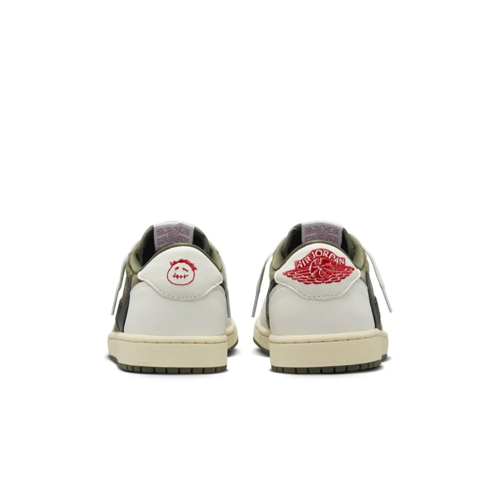 Tênis Air Jordan 1 Retrô Low OG x Travis Scott Medium Olive