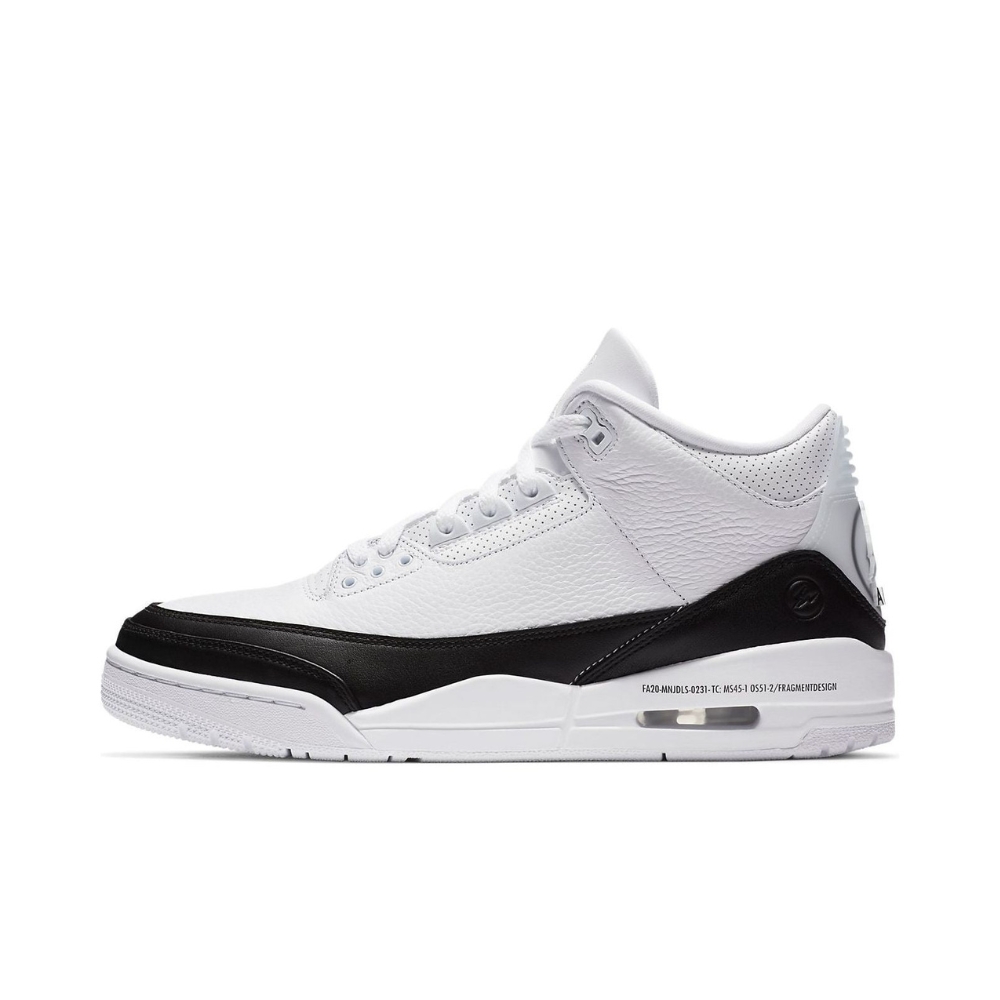Tênis Nike Air Jordan 3 Retrô Fragment Design White - DA3595-100