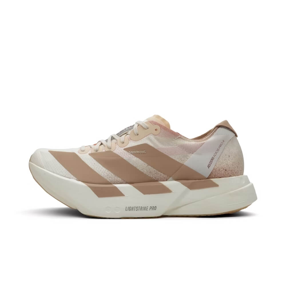 Tênis Adidas Adizero Adios Pro 4 Chalk White Warm Sandstone