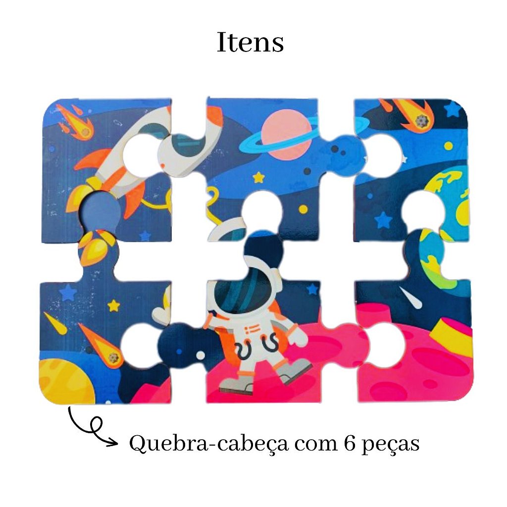 Quebra-cabeça personalizado MDF Infantil Educativo