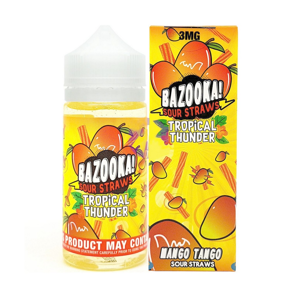 Líquido Mango Tango - Sour Straws - Tropical Thunder - Bazooka! 
