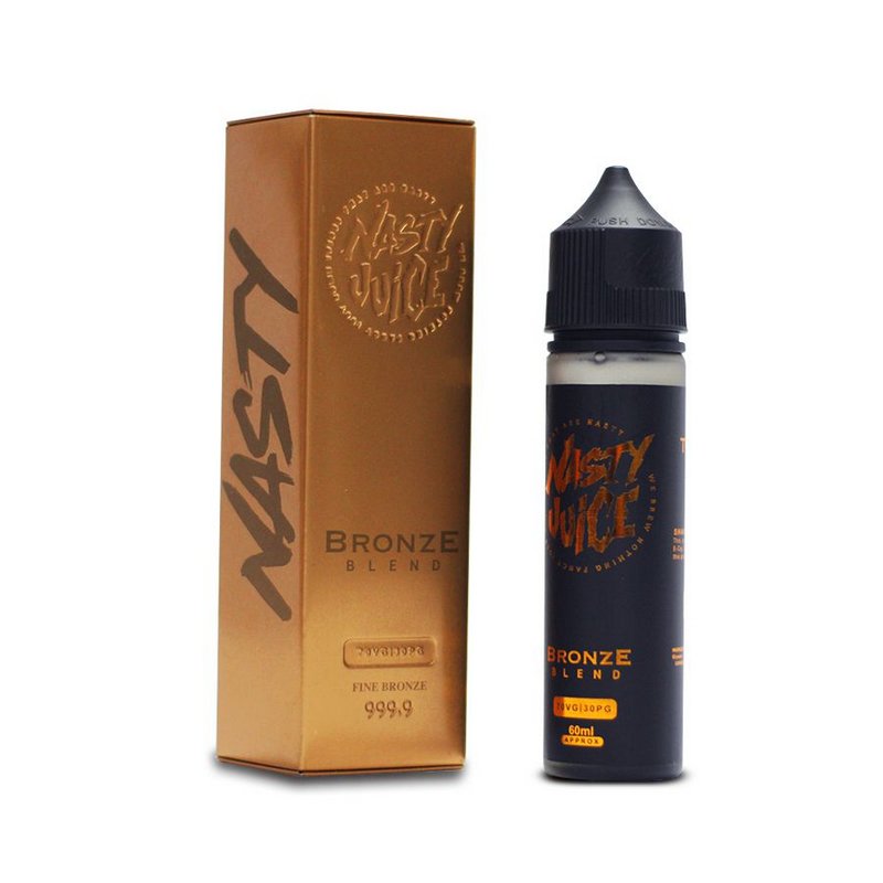 Frasco de Bronze Blend da marca Nasty Juice