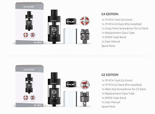 Atomizador TF-RTA - 4.5 mL - Smok