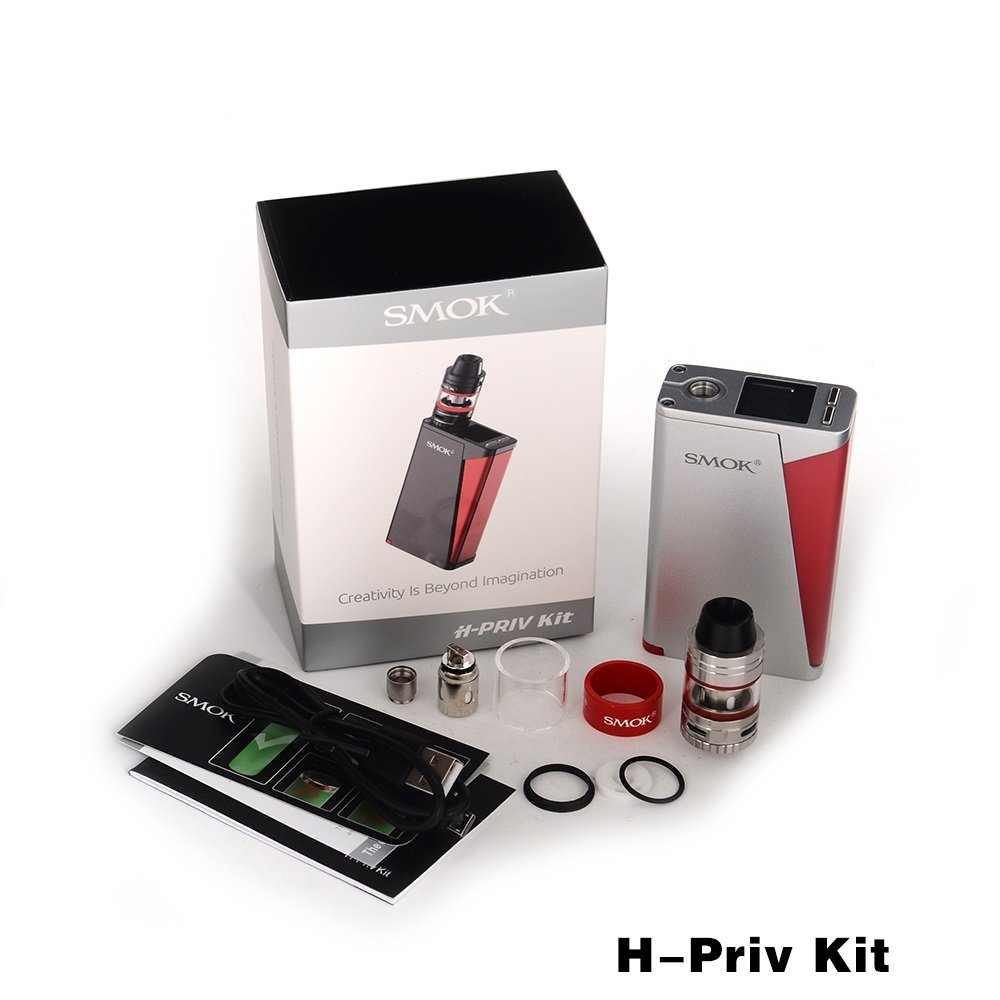 Kit H-PRIV 220W TC c/ Atomizador Micro TFV4 - Smok™