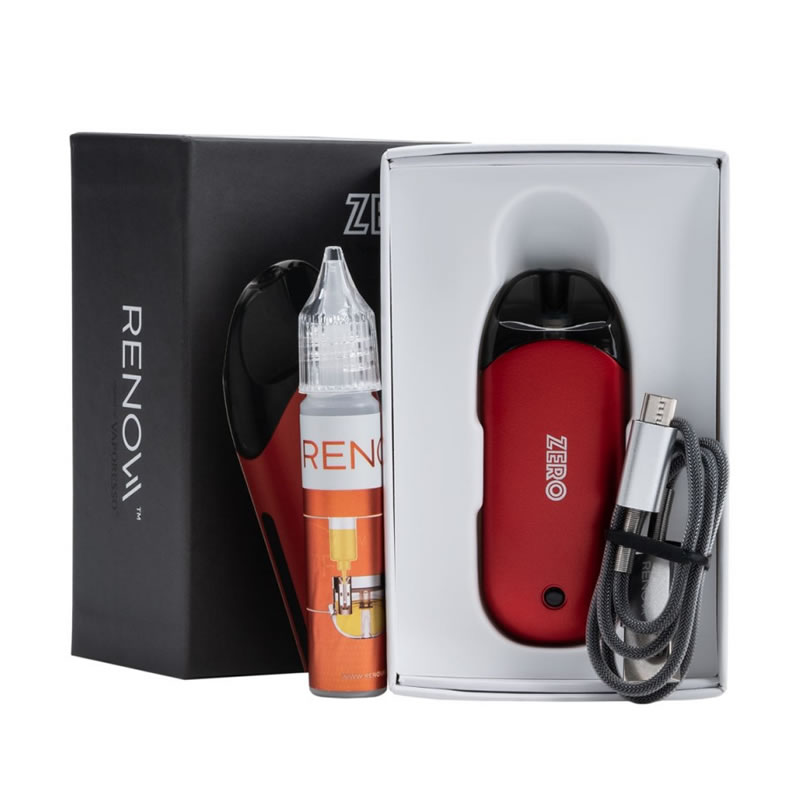 Itens inclusos no Kit Renova Zero Pod by Vaporesso Itens inclusos no Kit Renova Zero Pod